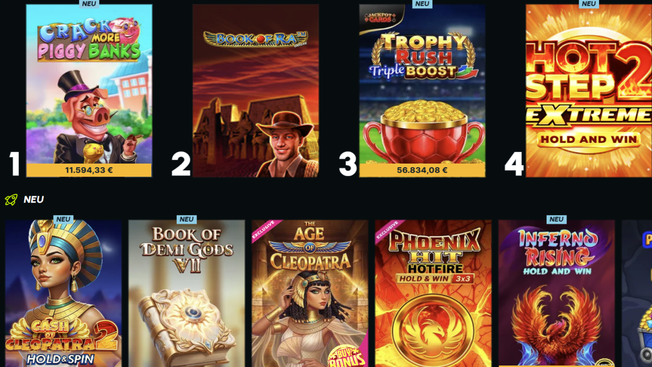 Slotexo Casino games